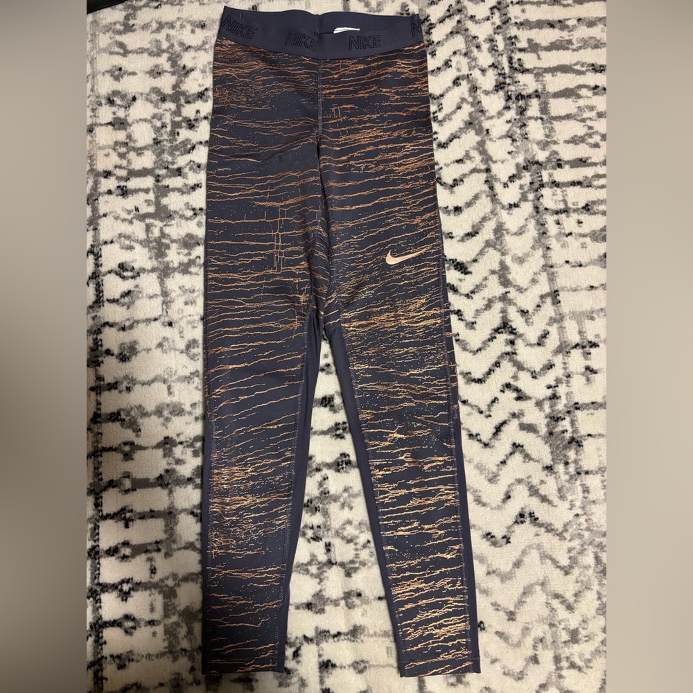Nike purple rose gold S leggings